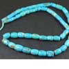 Natural Arizona Turquoise Smooth Tube Beads Strand Length 19 Inches and Size 6.5mm to 11mm approx.